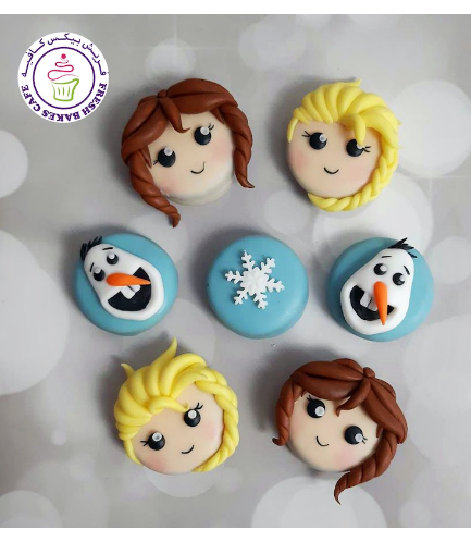 Disney Frozen Themed Chocolate Covered Oreos