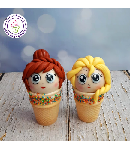 Disney Frozen Themed Cone Cake Pops 01