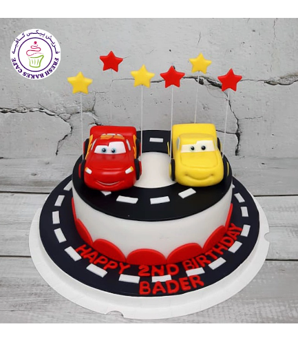 Cake - Lightning McQueen & Cruz Ramirez - 3D Cake Toppers