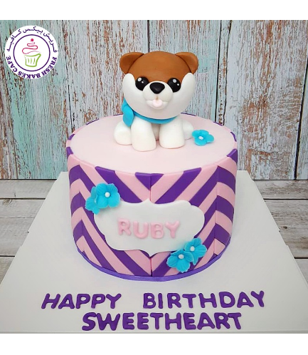 Dog Themed Cake - 3D Cake Topper - Chihuahua 03
