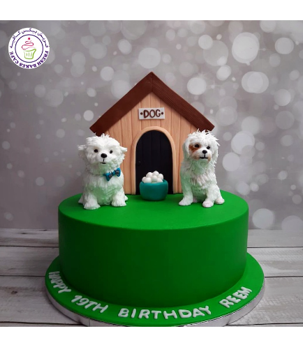 Dog Themed Cake - 3D Cake Toppers