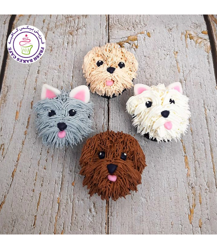 Cupcakes - Dogs - Cream Toppers