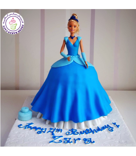 Cinderella Themed Cake - Doll Cake - Toy