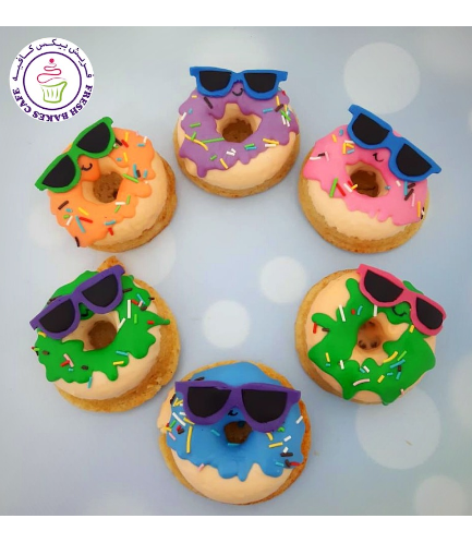 Cartoon Themed Donuts with Sunglasses 02
