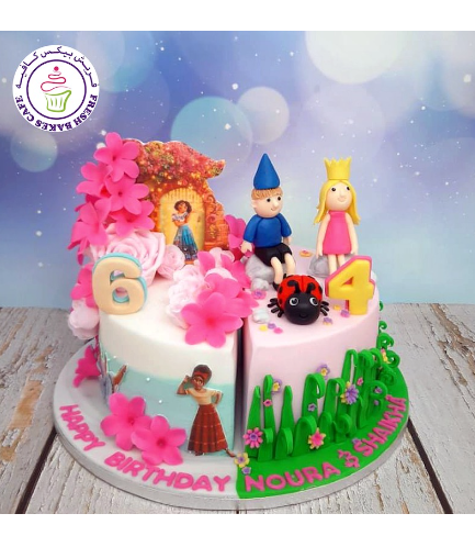 Cake - Double Celebration - Disney Encanto & Ben & Holly