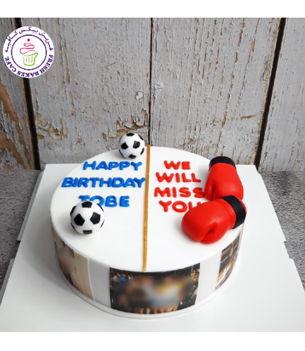 Cake - Double Celebration - Football & Boxing