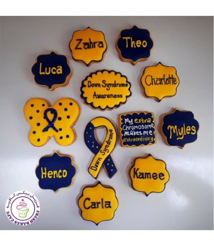 Down Syndrome Awareness Themed Cookies