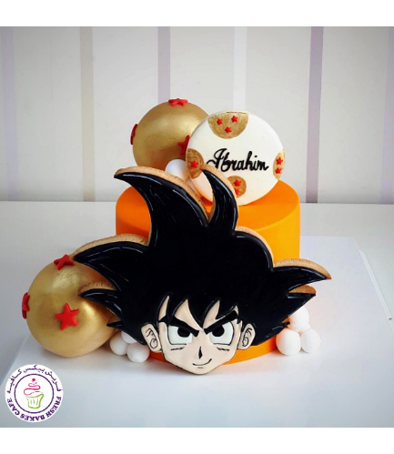 Dragon Ball Z Themed Cake - Goku - Cookie