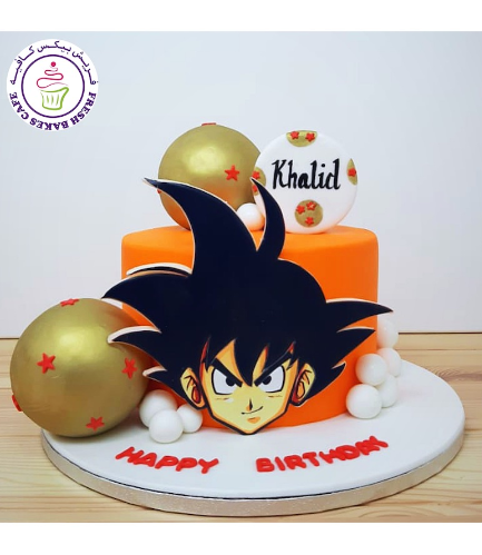 Dragon Ball Z Themed Cake - Goku - Printed Picture