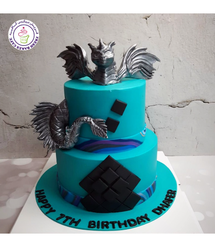 Dragon Themed Cake - How to Train Your Dragon - 3D Cake Topper - 2 Tier