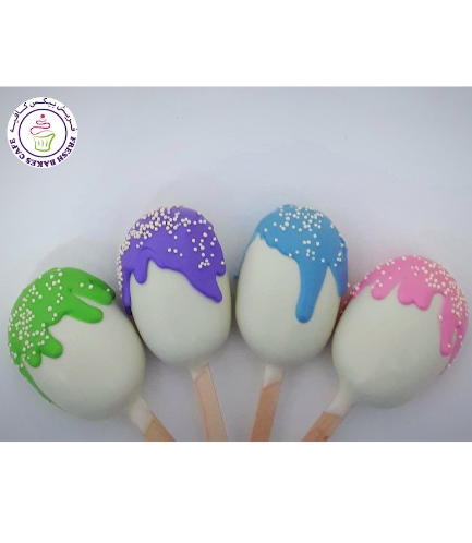 Drizzle Themed Popsicakes