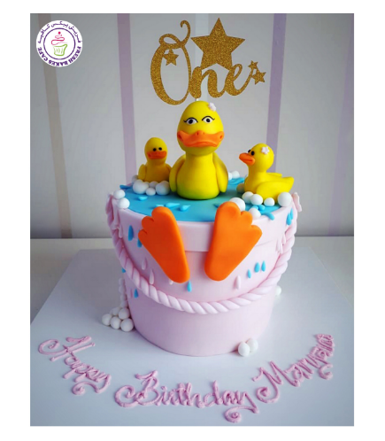 Duck Themed Cake - 3D Cake Toppers 01