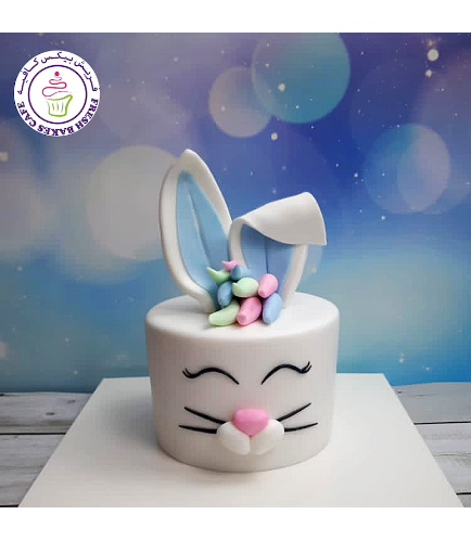 Cake - Rabbit - 2D Cake - Fondant - Boy 02
