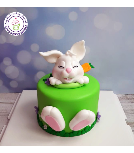 Cake - Rabbit Head - 3D Cake Topper 01