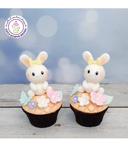 Cupcakes - Rabbits - 3D Toppers 03