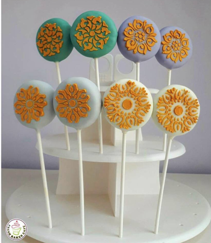 Eid Themed Cake Pops - Stencils