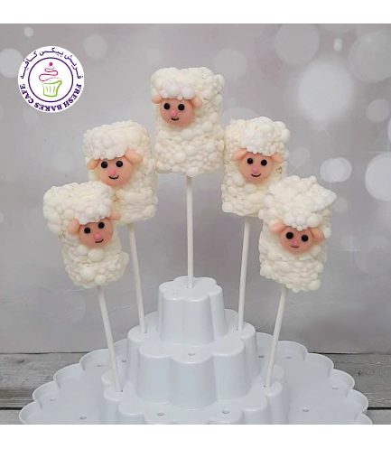 Marshmallow Pops - Sheep 01