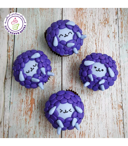 Cupcakes - 2D Toppers - Purple