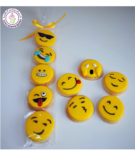 Emoji Themed Cookies - Minis 02