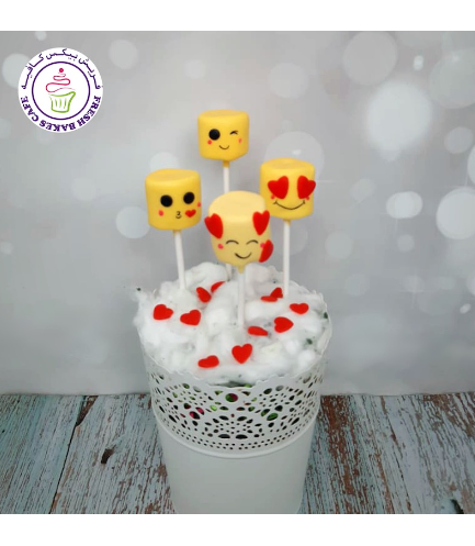 Emoji Themed Marshmallow Pops 01