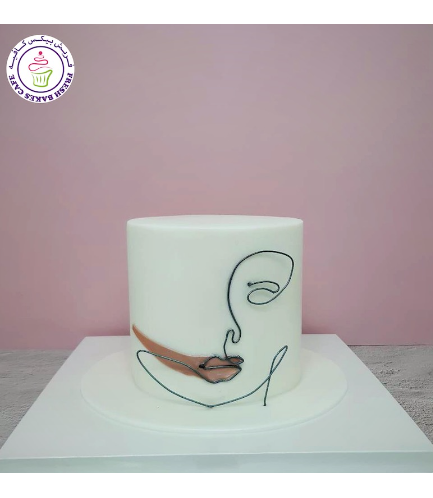 Face Themed Cake - Wire Art
