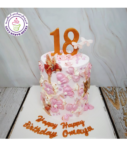 Fairies Themed Cake - Printed Pictures