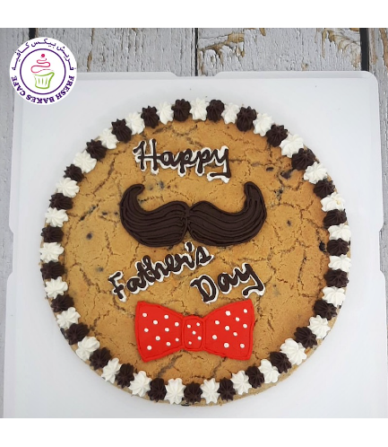 Cookie Cake - Mustache & Bow Tie