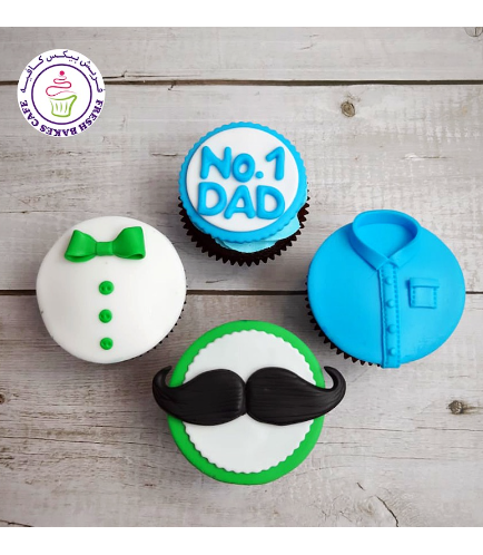 Cupcakes - Mustache, Shirt, & Bow Tie