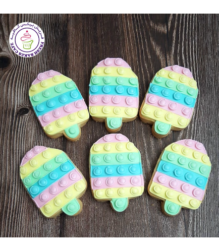 Fidget Toy Themed Cookies - Popsicles 02