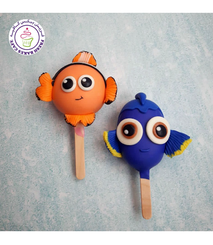 Finding Dory/Nemo Themed Popsicakes