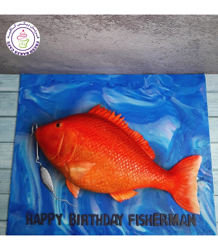 Fish Themed Cake - 3D Cake 02
