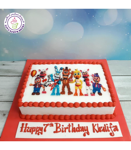 Five Nights @ Freddy's Themed Cake - Printed Picture 02