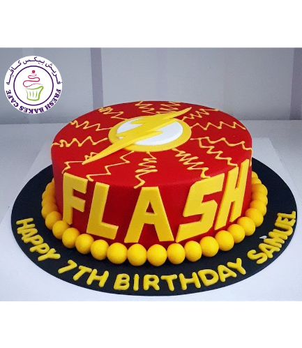 Flash Themed Cake 02 - 8