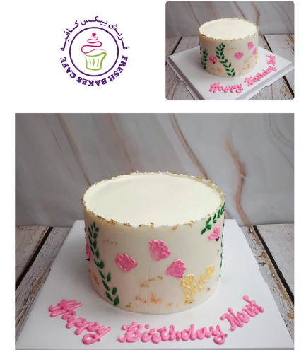 Cake - Flowers - Cream Piping 12
