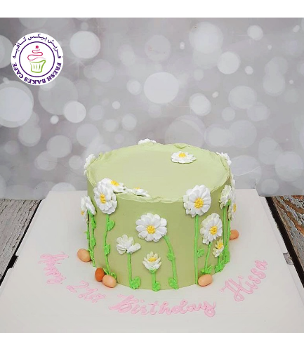 Cake - Flowers - Cream Piping 17