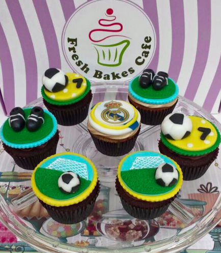 Football Themed Cupcakes - Real Madrid 01