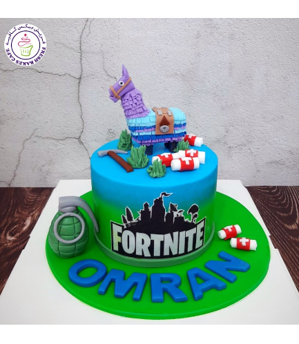 Cake - 3D Cake Toppers - Fondant Cake - 1 Tier 03