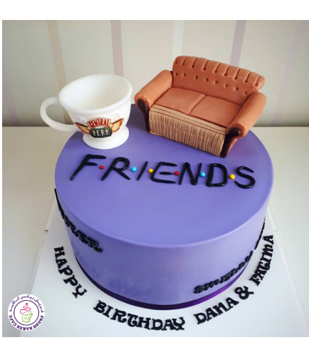 Friends Themed Cake - Mug & Couch 02