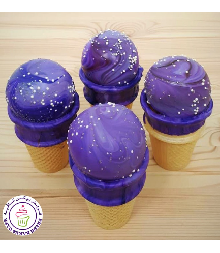 Galaxy Themed Cone Cake Pops 02