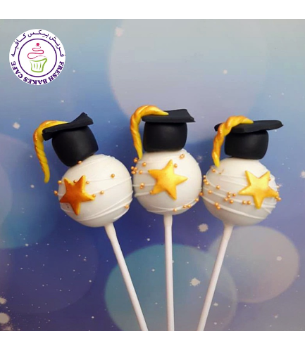 Cake Pops - Graduation Caps - Stars