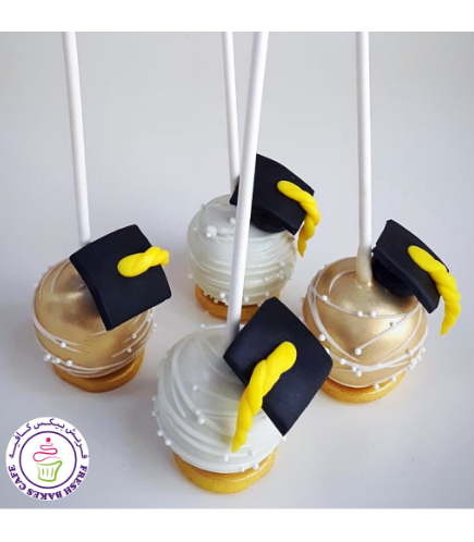 Cake Pops - Graduation Caps 03b