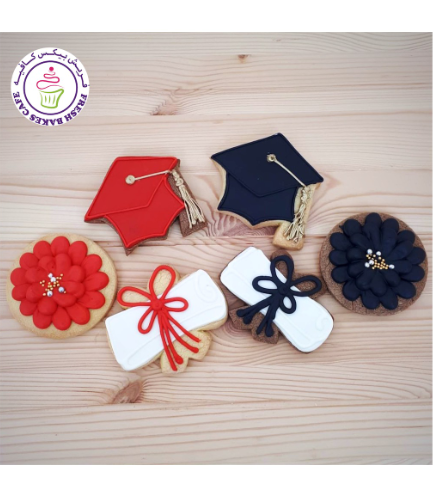 Cookies - Graduation Caps & Diplomas 05b