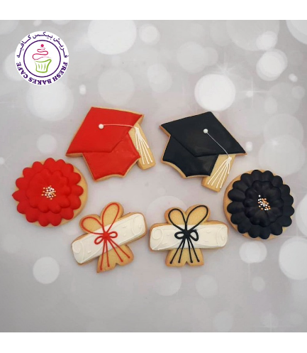 Cookies - Graduation Caps & Diplomas 05b