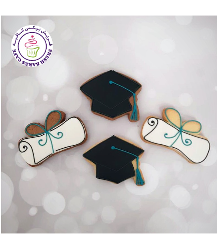 Cookies - Graduation Caps & Diplomas 06