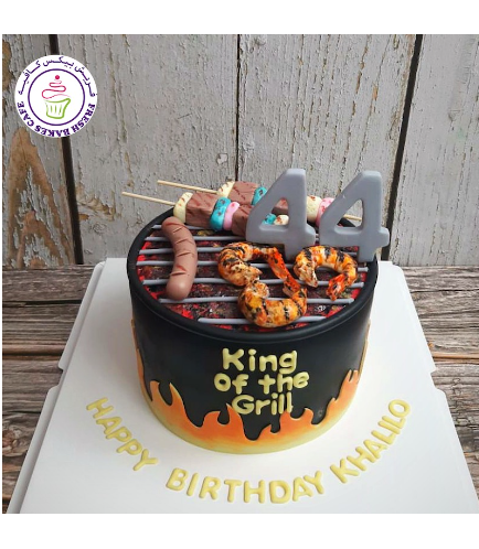 Grill Themed Cake 02