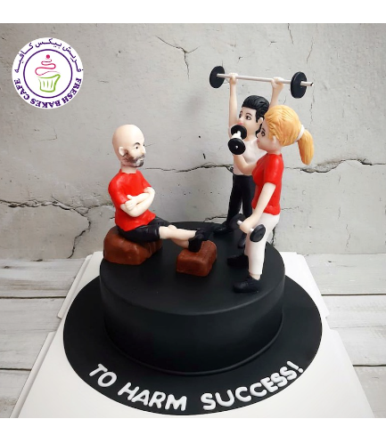 Gym Themed Cake - Characters 02