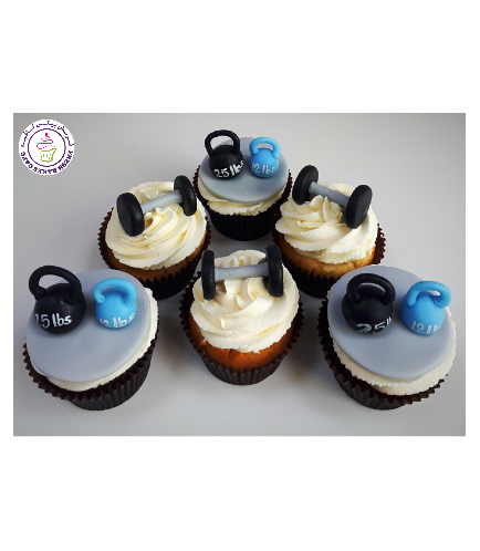 Gym Themed Cupcakes 02