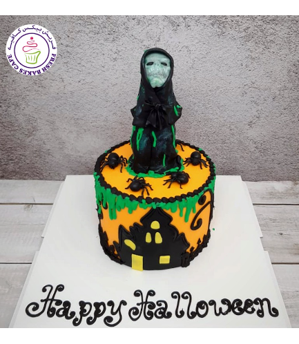 Cake - Witch - 3D Cake Toppers - 1 Tier 02