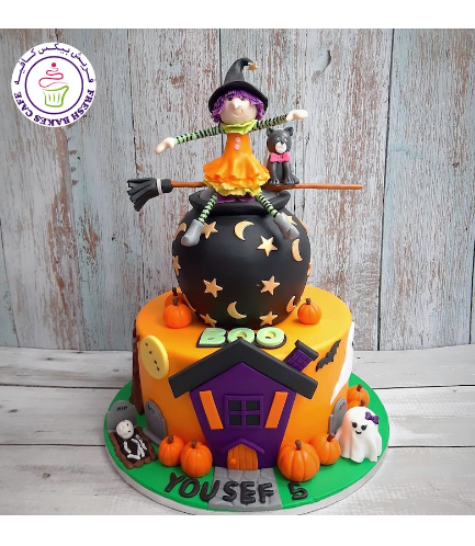 Cake - Witch - 3D Cake Toppers - 1 Tier 03