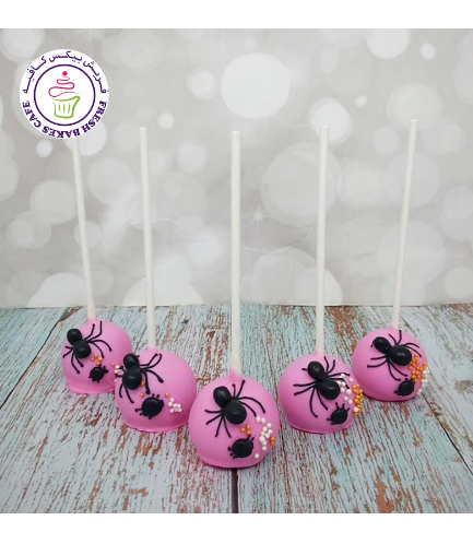 Cake Pops - Spiders - Pink